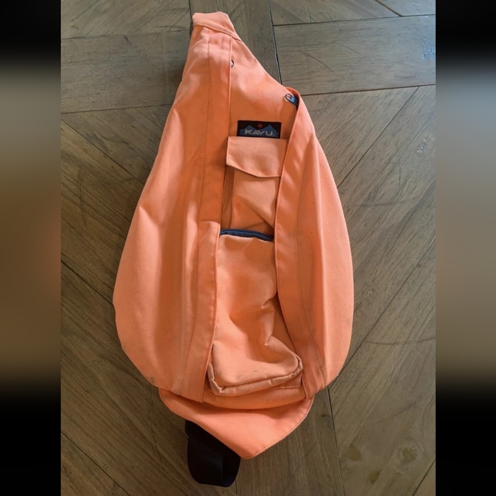 Kavu Orange Rope Bag